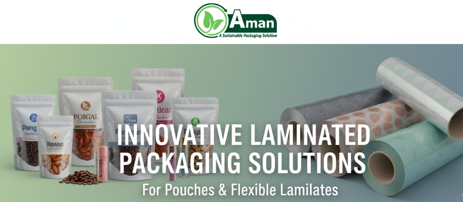 Laminated Packaging and Pouches Manufacturer - Aman Polyplast