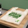 Ecofriendly - Retail - Supermarket Carry Bags3 Compostable Grocery Bags