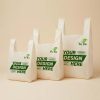 Ecofriendly - Retail - Supermarket Carry Bags5 Compostable Grocery Bags