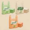 Ecofriendly - Retail - Supermarket Carry Bags9 Compostable Grocery Bags