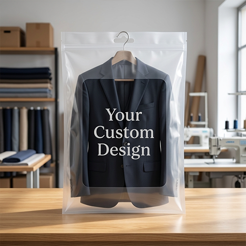 Hanger Cut Pouch for Suits and Over Coat