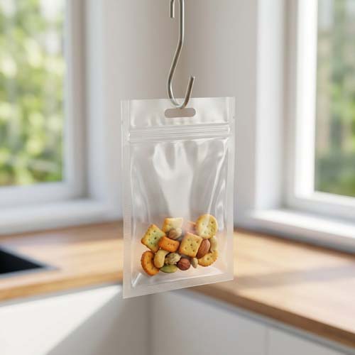 Hanger cut Laminate Pouch