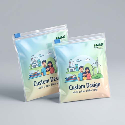 Multi colour Slider Bags9 Multi Colour Slider Bags