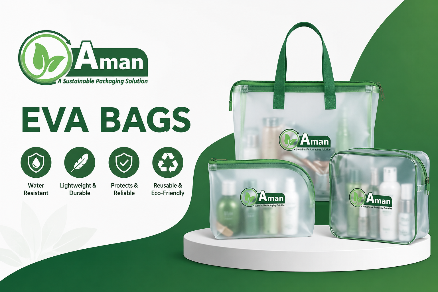 EVA Bags: Benefits, Uses & Custom Packaging Solutions | Aman Polyplast