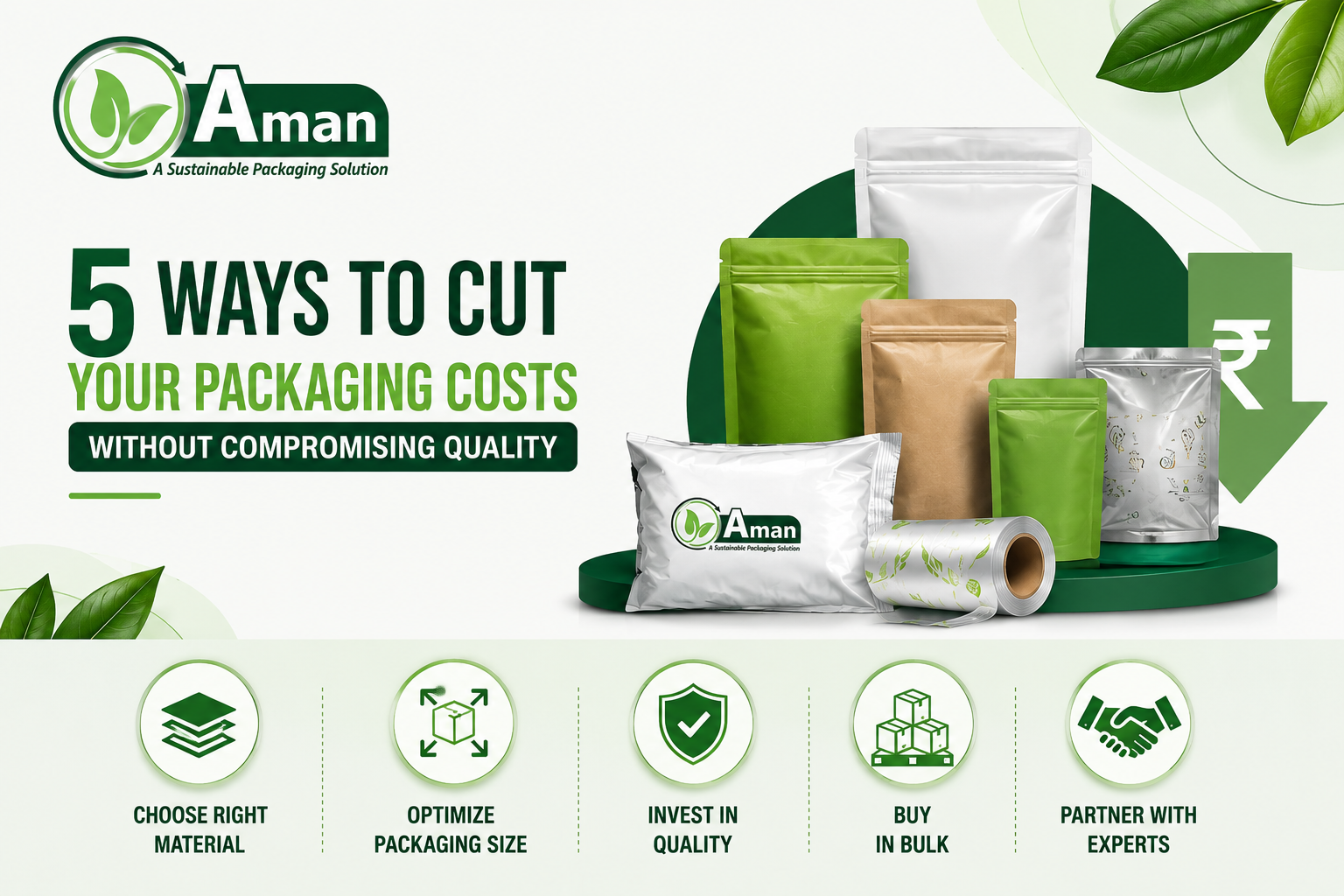Cut Packaging Costs Without Losing Quality | Aman Polyplast