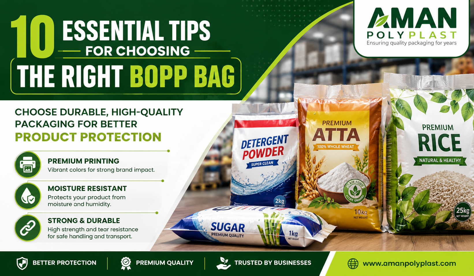 Top Essential Tips for Choosing The Right BOPP Bag