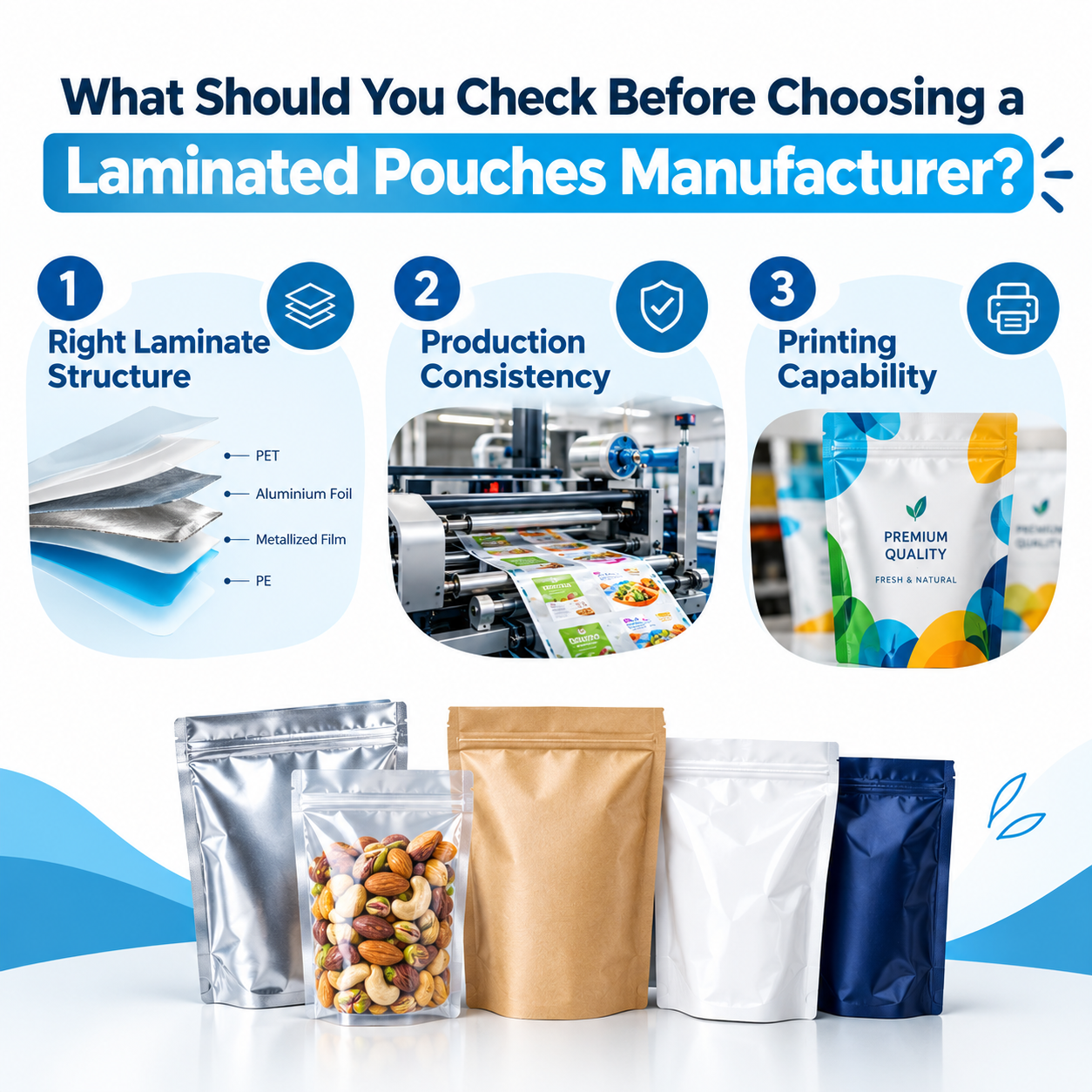 What should you check before choosing a Laminated bags manufacturer in India ???